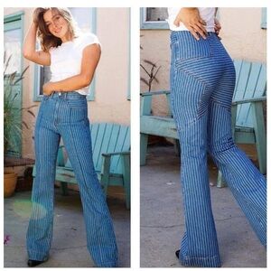 Revice 70s Vintage Star Bell Bottoms